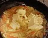 A picture of step 4 of Hot and Sour Soup.