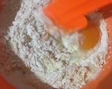 Foto langkah ke 1 dari resep Caterpillar Bread (Metode Autolyse).