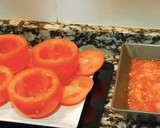 Foto del paso 1 de la receta: Tomates rellenos de setas, gambas y arroz