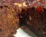 A picture of step 1 of Christmas cake 🎄 🌲 Beetroot apple mawacake.