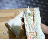 A picture of step 4 of Curd sandwich.