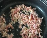 Foto del paso 3 de la receta: Pasta carbonara con cebolla crujiente! 🍽