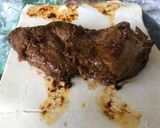 A picture of step 8 of Whosaynas Beef Wellington.