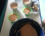 A picture of step 4 of Rainbow cupcakes# cupcakes contest#.