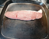 Foto del paso 2 de la receta: Ternera con salteado de pimientos y champiñón