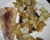 Foto del paso 5 de la receta: Pescado en sartén con papas y hongos