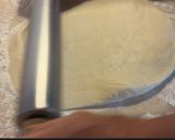 A picture of step 2 of Coca de Escalivada with Anchovies.