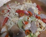 Foto langkah ke 3 dari resep Mie Tek Tek kuah.