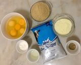 A picture of step 1 of STEAMED CARAMEL PUDDING #boiledsnack.