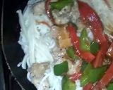 A picture of step 6 of Chicken Chowmein 😋.