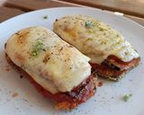 Foto del paso 7 de la receta: Milhojas de Milanesas de Berenjena con Pimientos del Piquillo