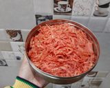 A picture of step 1 of Gajar halwa Carrot halwa.