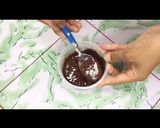 Foto langkah ke 1 dari resep Brownies coklat chocolatos lembut tanpa mixer.