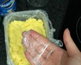 Hình bước làm 5 của món Cách làm bánh sữa tươi chiên bằng nồi chiên không dầu