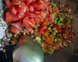 A picture of step 3 of Kathiyawadi Masala Khichdi.