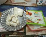 A picture of step 2 of Microwave Paneer Masala.