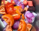 A picture of step 2 of Rajma masala.