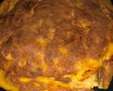 Reggeli tojásos tortilla torta recept fázis 4 fotója