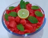 A picture of step 2 of Watermelon Sharbat.