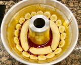 Foto del paso 6 de la receta: Pastel con plátano y caramelo