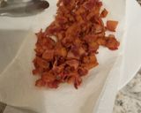 A picture of step 3 of Chicken Bacon Caesar Pasta.