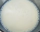 A picture of step 1 of Caramel Bread Pudding (Eggless).