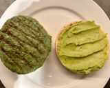 Foto del paso 9 de la receta Hamburguesa de pavo 🦃 y espinacas 🥬 en pan de almendras 🥯
