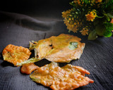A picture of step 4 of Crispy palak pakora (crispy spinach fritters).