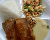 Foto del paso 7 de la receta: Puré con asado y ensalada de salpicón de pollo