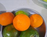 Foto langkah ke 1 dari resep Es Jeruk Kelapa Muda.