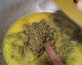 Foto langkah ke 3 dari resep Bobor Daun Singkong dan Tahu.