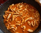 Tejfölös csirkepaprikás recept fázis 2 fotója