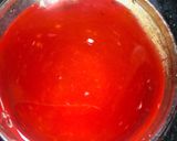 A picture of step 1 of Hibiscus sharbhat.