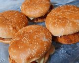 A picture of step 6 of Chicken Fillet Burgers🤙😍❤.