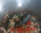 Foto langkah ke 2 dari resep Tumis Daun Singkong with teri Asin.