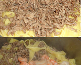 Foto del paso 5 de la receta: Fetuccini con carne y marisco