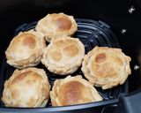 Foto del paso 6 de la receta: Empanaditas de puerro y panceta ahumada en freidora de aire