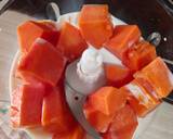 Es Loli Pepaya, Papaya Popsicle - Mpasi 1 Tahun (Hana 22 Bulan) langkah memasak 1 foto