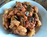 รูปขั้นตอนการทำที่ 3 ของ ไก่ทอดพริกแกง