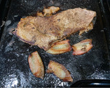 Foto del paso 4 de la receta: Chivito con pan y al plato completo 💣🤩