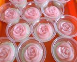 Foto langkah ke 7 dari resep Puding Rose Jambu Merah.
