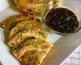 A picture of step 5 of Spring Onion Pancakes:.