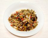 Foto langkah ke 7 dari resep Tumis Sayur Asin Pedas.