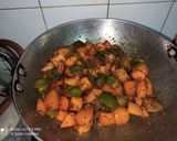 A picture of step 19 of Aloo Capsicum.
