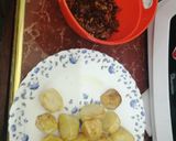 A picture of step 1 of Beef biriani.