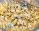 Foto del paso 3 de la receta: Pechuga de pollo de corral con puerros a la crema