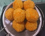 Foto langkah ke 8 dari resep Bola-Bola Pisang Coklat Lumer.