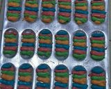 Foto langkah ke 5 dari resep Lidah kucing rainbow.