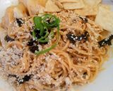 Foto langkah ke 6 dari resep Mie samyang spicy carbonara.