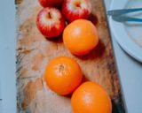 A picture of step 6 of Fruit salad with custard.